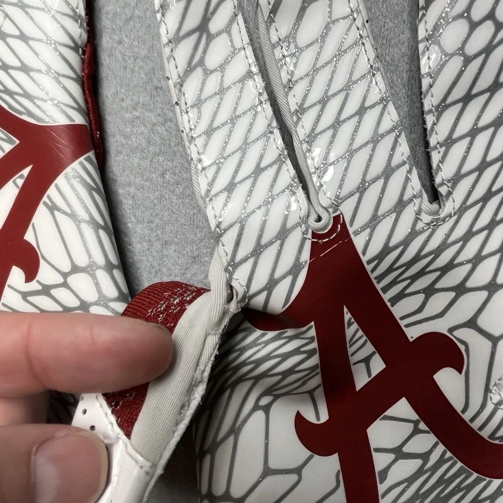 Nike Alabama Crimson Tide Team Issued SB4 Football Gloves Size XLL Game Used BCS
